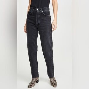 AGOLDE  90’s Mid Rise Loose fit Jean, Black, size 32